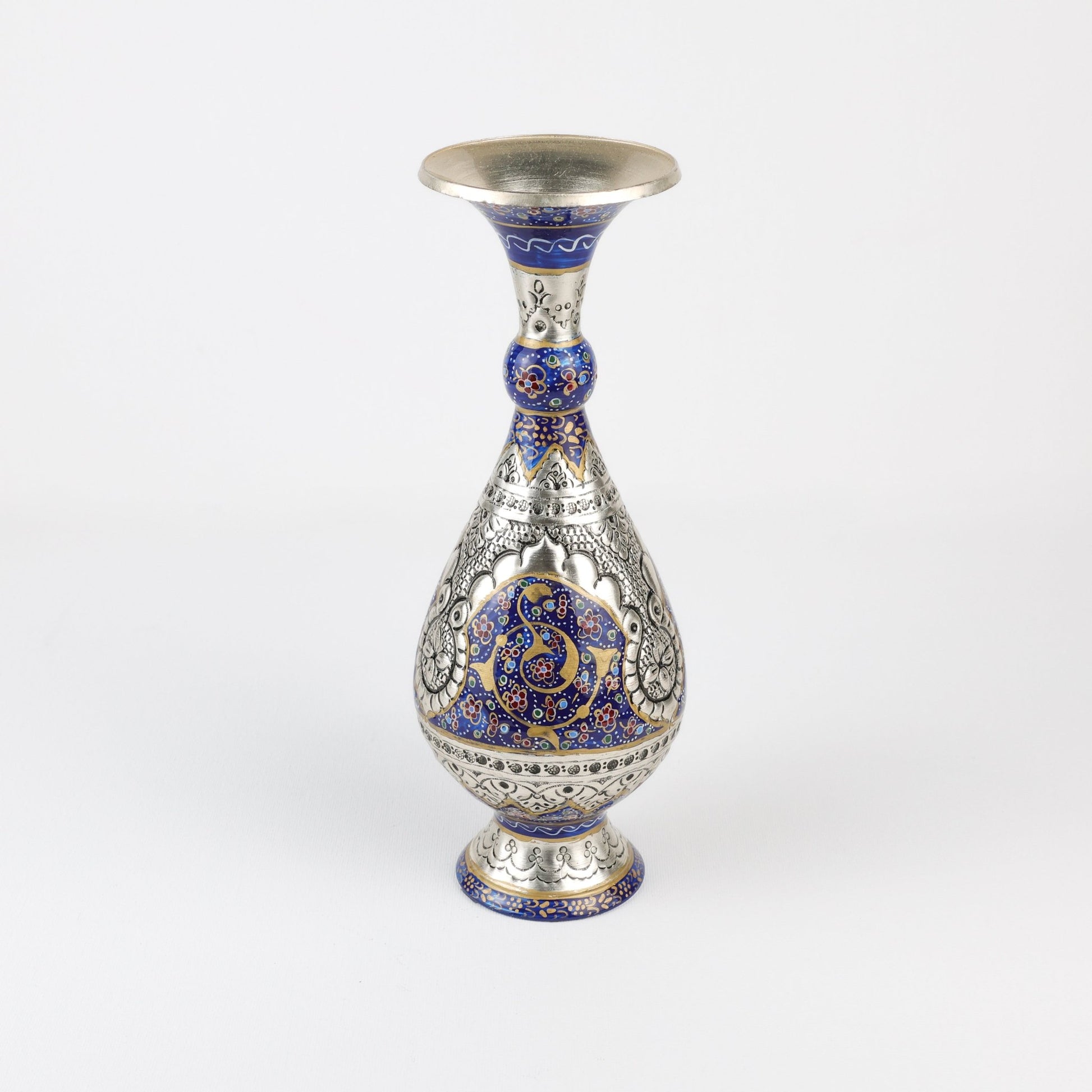 Vase (Rocket Shape) - Size 25 - Engraved and Painted - Meraas Gallery