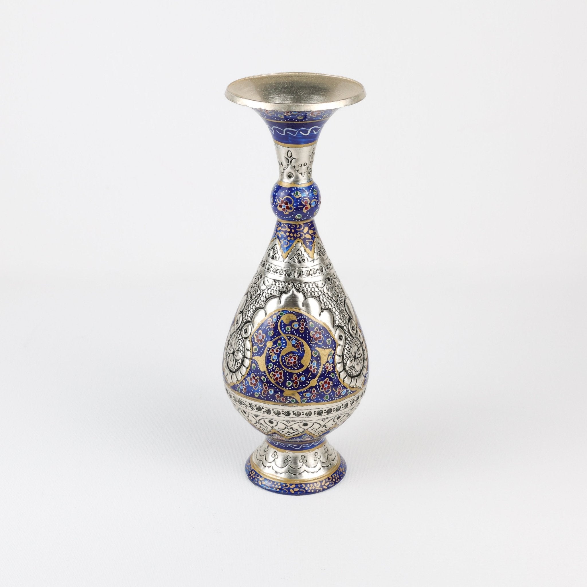 Vase (Rocket Shape) - Size 25 - Engraved and Painted - Meraas Gallery