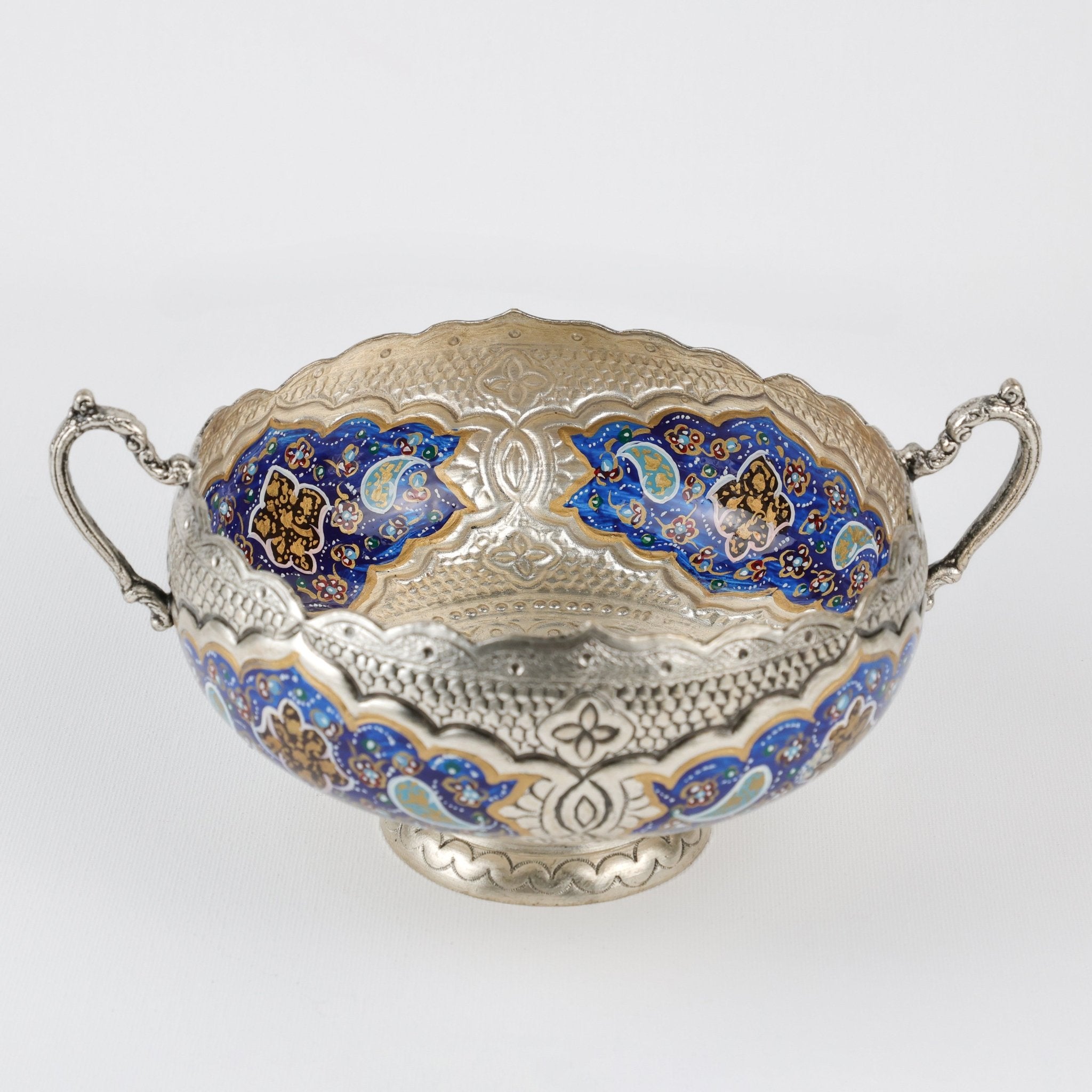 Royal Bowl - Four - Leg Design - Engraved & Mina - Meraas Gallery