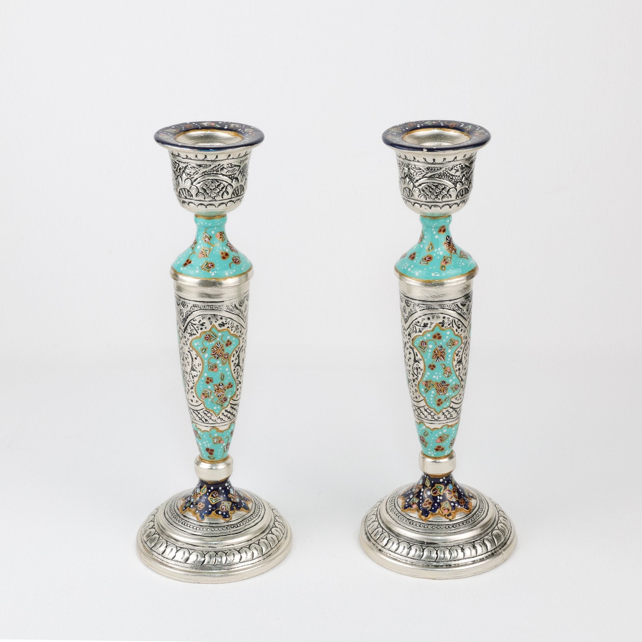 Mirror and Candle Holder Set - Oval - Copper & Mina - Meraas Gallery