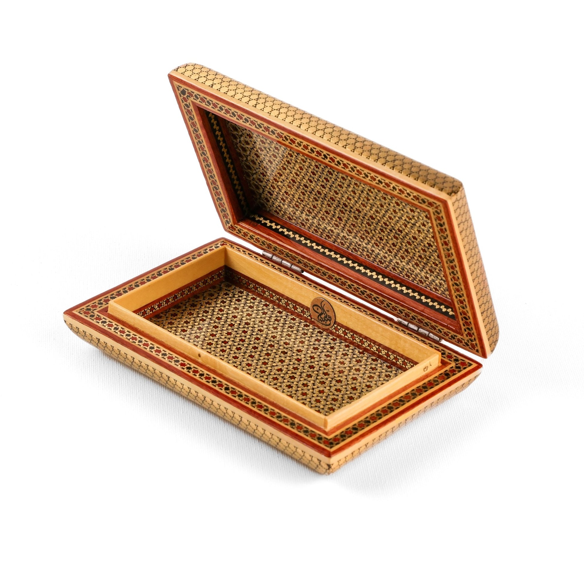 Slim Box with Inner Strap - Wire Khatam - Double - Sided - Size 1 - Meraas Gallery