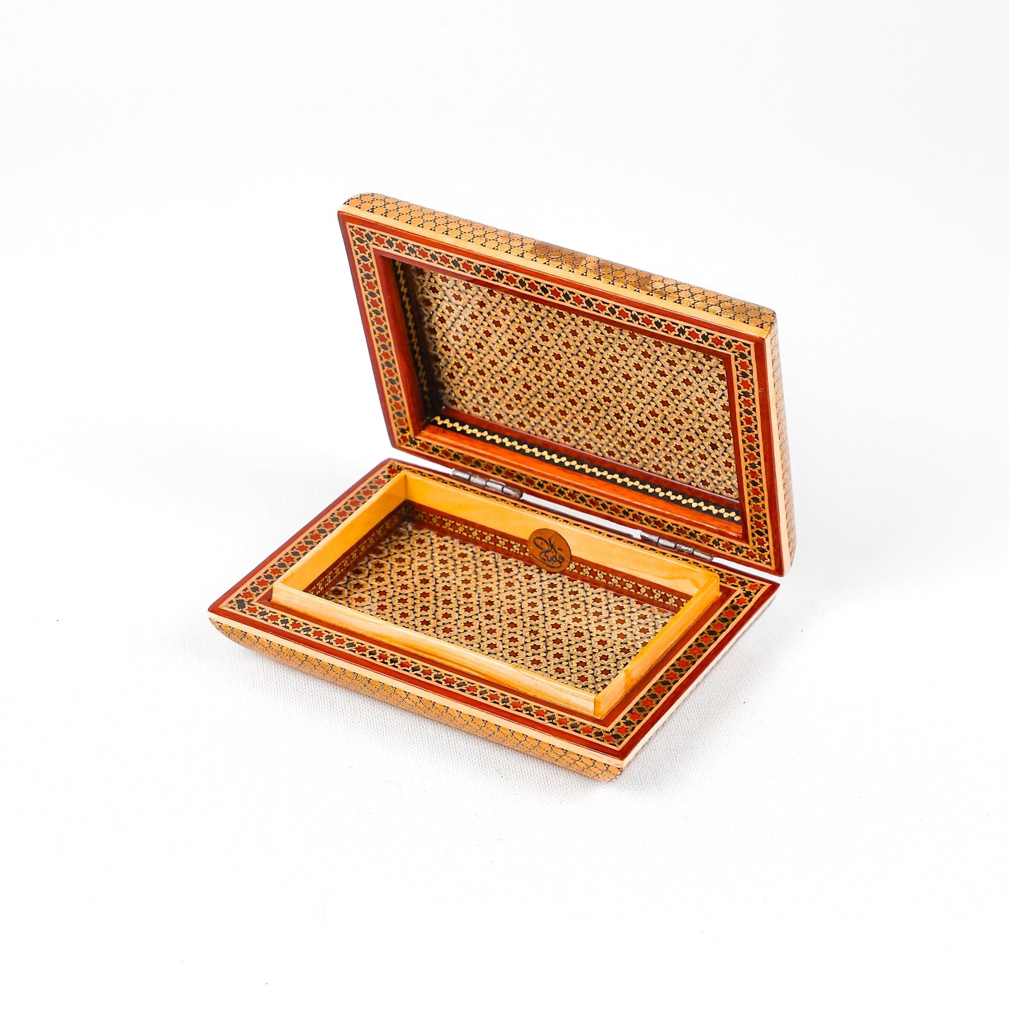 Slim Box with Inner Strap - Wire Khatam - Double - Sided - Size 2 - Meraas Gallery