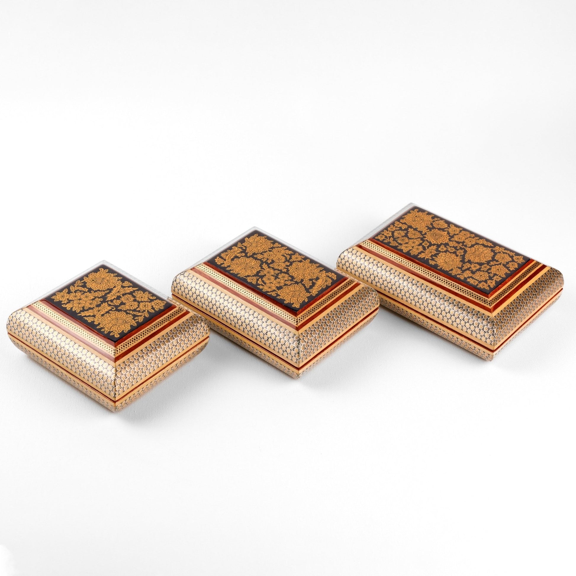 Slim Box Set - Wire Khatam with Inner Strap - Tashir Premium - Size 1 - Meraas Gallery