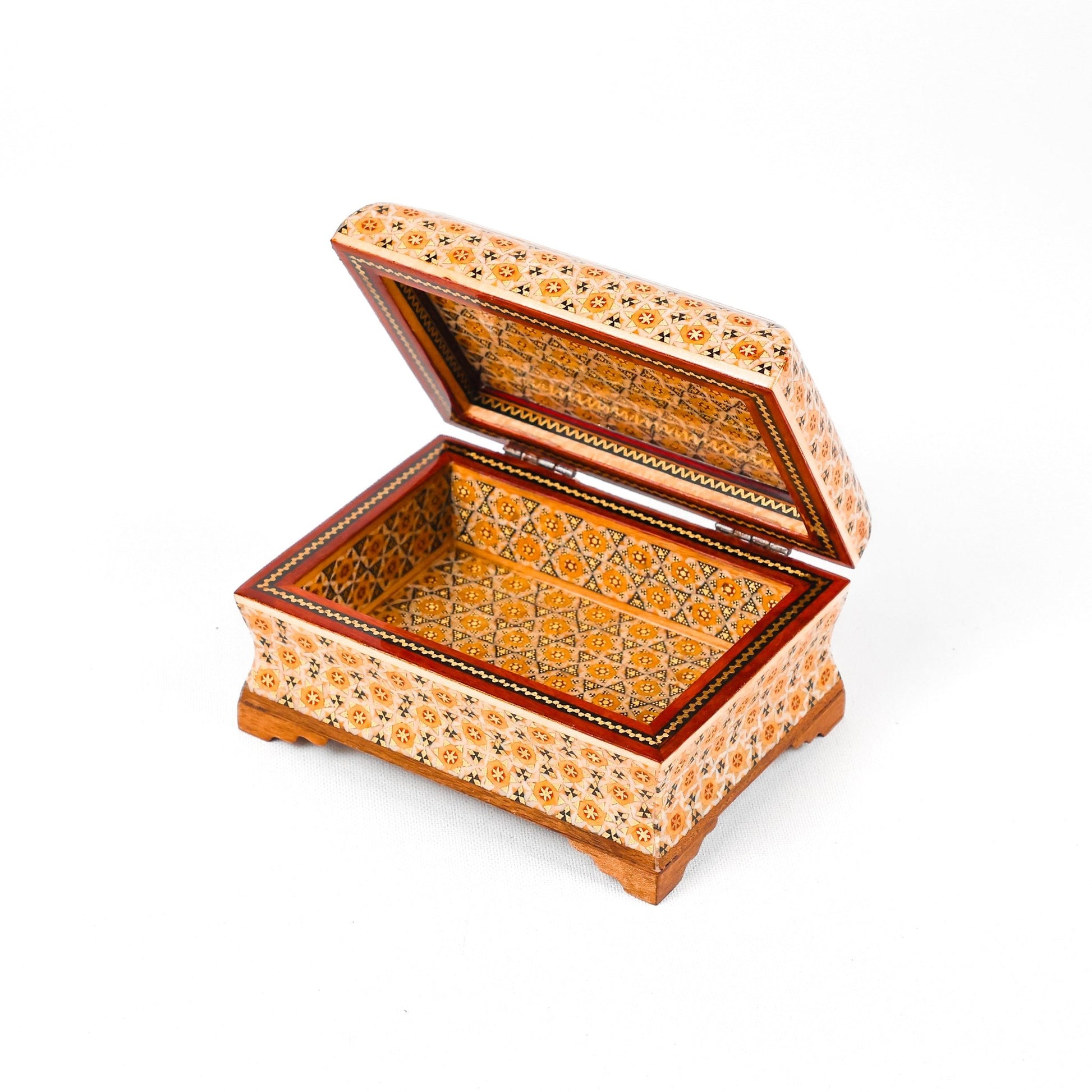 Seeded Spear Bowl Box - Inner Seeded - Khatam Lid - Size 2 - Meraas Gallery