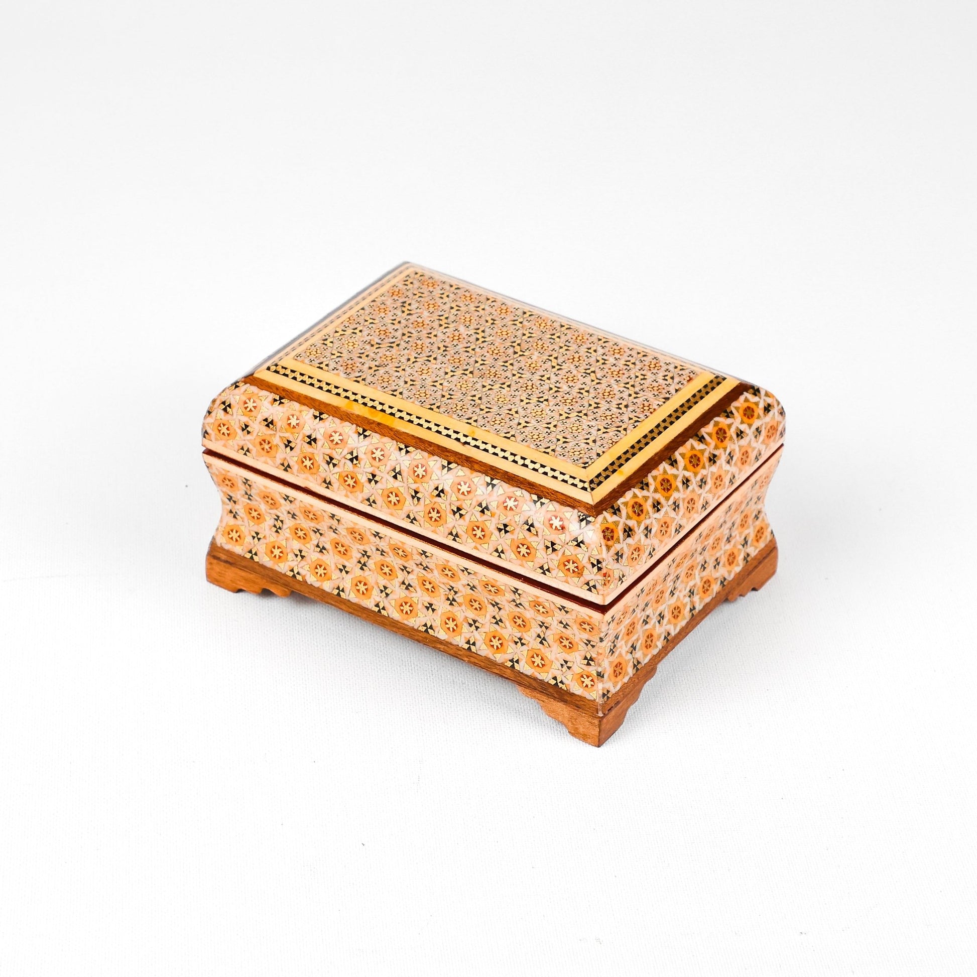 Seeded Spear Bowl Box - Inner Seeded - Khatam Lid - Size 2 - Meraas Gallery