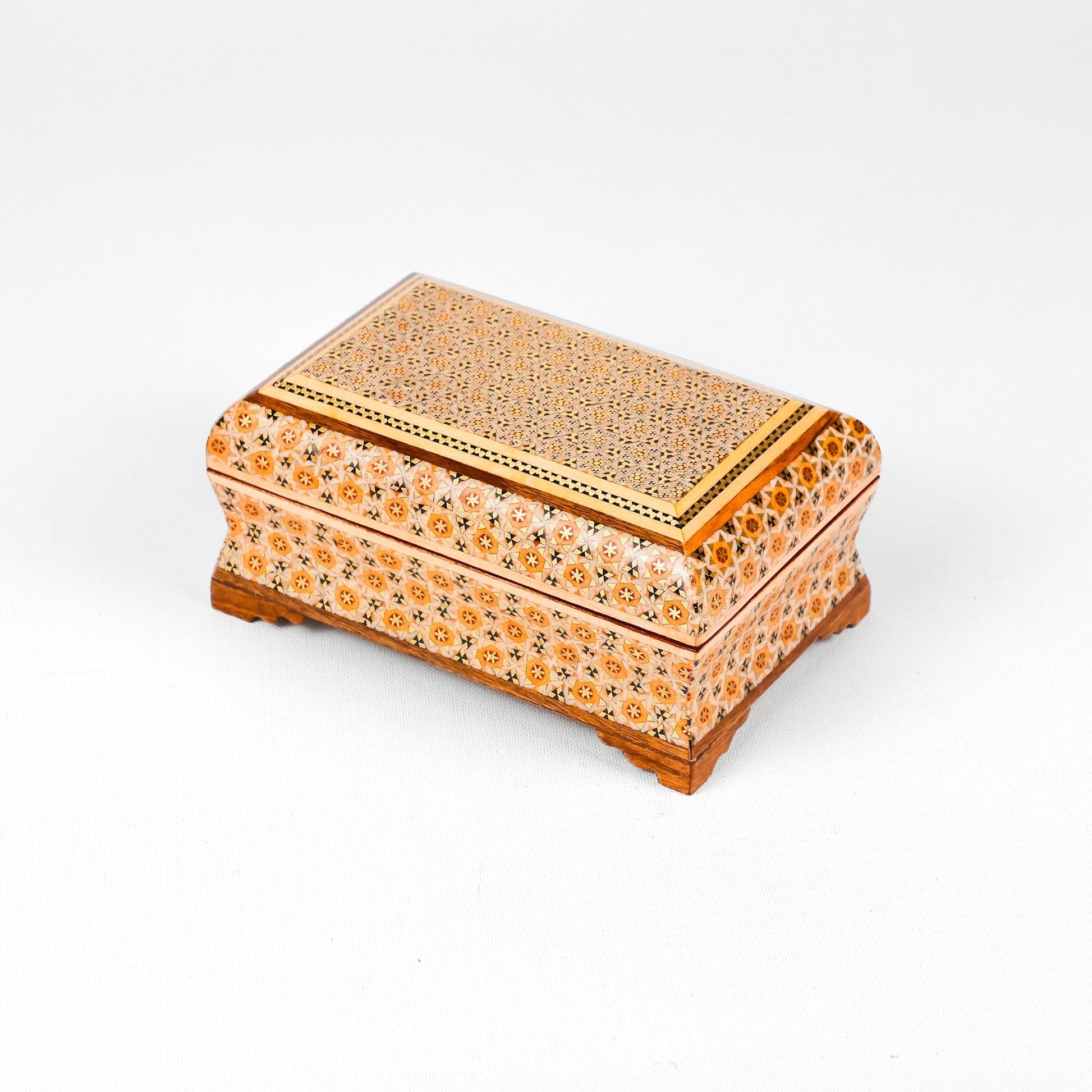 Seeded Spear Bowl Box - Inner Seeded - Khatam Lid - Size 3 - Meraas Gallery