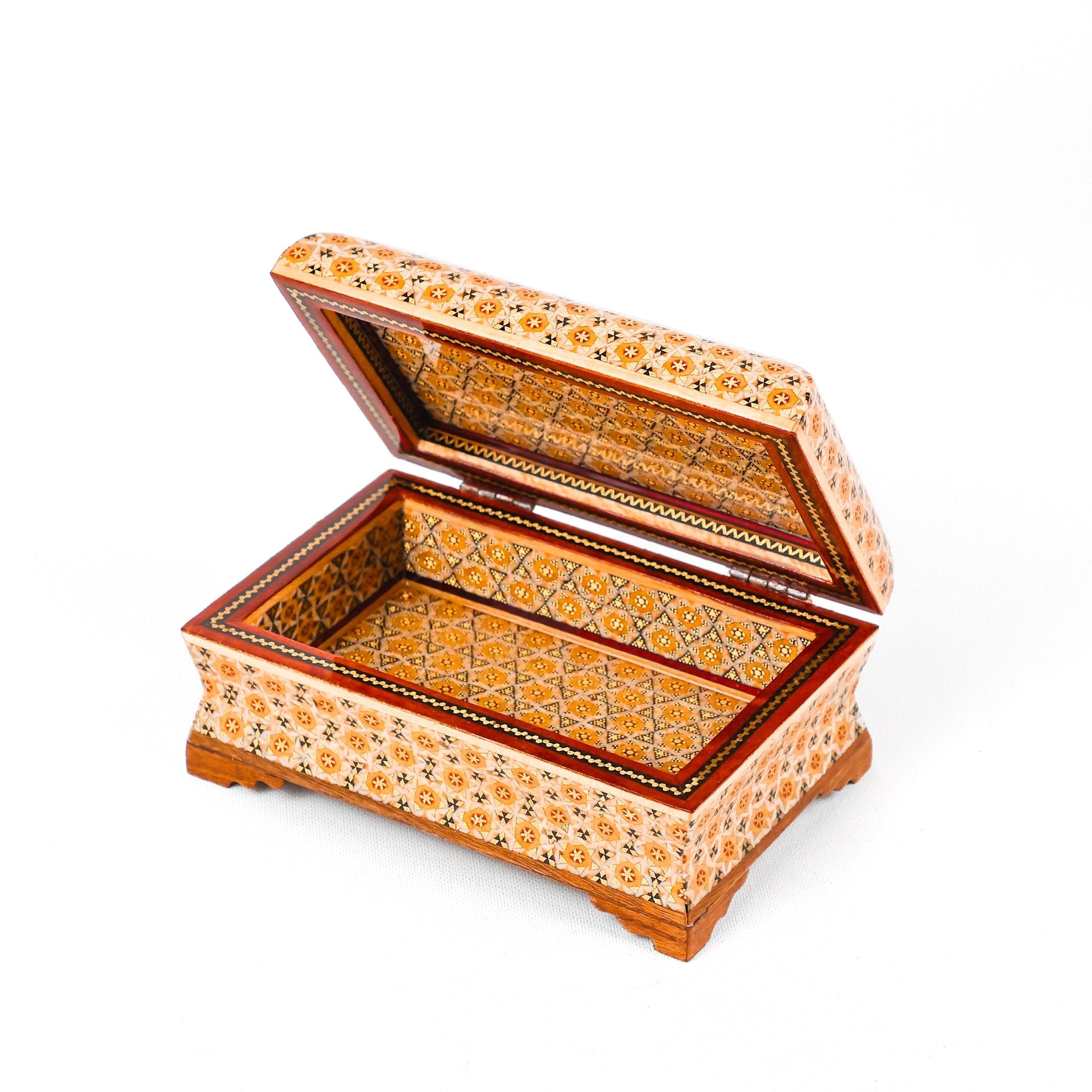 Seeded Spear Bowl Box - Inner Seeded - Khatam Lid - Size 3 - Meraas Gallery