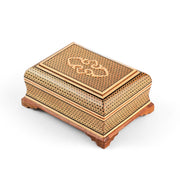 Bowl Box - Wire Khatam - Size 20 - Inner Beech - Toranj Lid - Size 1 - Meraas Gallery