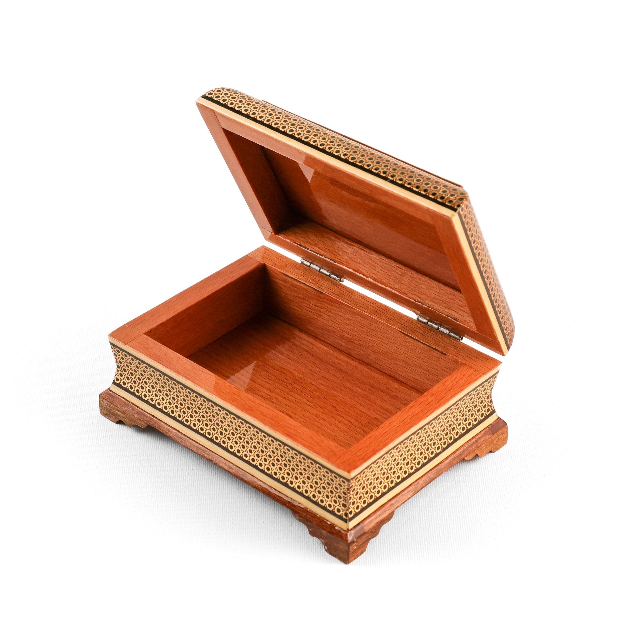 Bowl Box - Wire Khatam - Size 20 - Inner Beech - Toranj Lid - Size 1 - Meraas Gallery