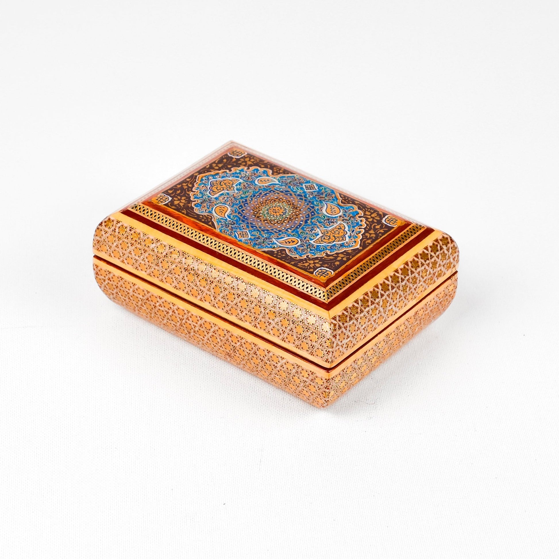Full Glass Box - Premium - Tazhib Lid - Size 2 - Meraas Gallery