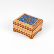 Flat - Side Box - Glass Premium - Inner Beech - Tazhib Lid - Size 1 - Meraas Gallery