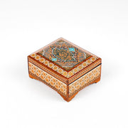 Flat - Side Box - Seeded Premium - Inner Velvet - Tazhib Lid - Size 1 - Meraas Gallery