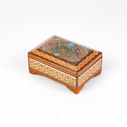 Flat - Side Box - Seeded Premium - Inner Velvet - Tazhib Lid - Size 2 - Meraas Gallery