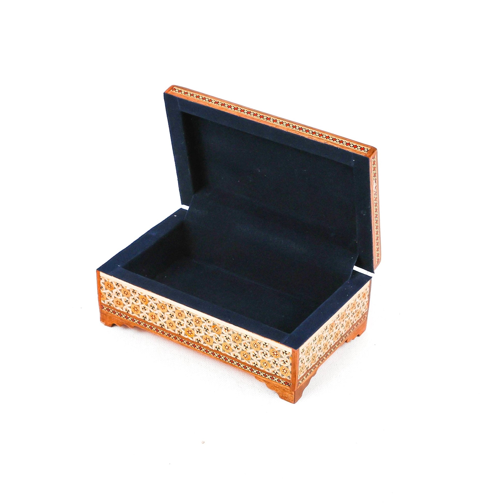 Flat - Side Box - Seeded Premium - Inner Velvet - Tazhib Lid - Size 3 - Meraas Gallery