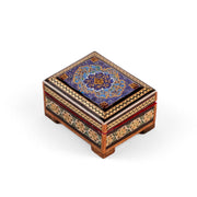 Coin Box - Regular - Inner Velvet - Tazhib Lid - Meraas Gallery