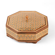 Candy Dish - 8 - Sided - Seeded Spear Design - Inner Beech - Size 3 - Meraas Gallery