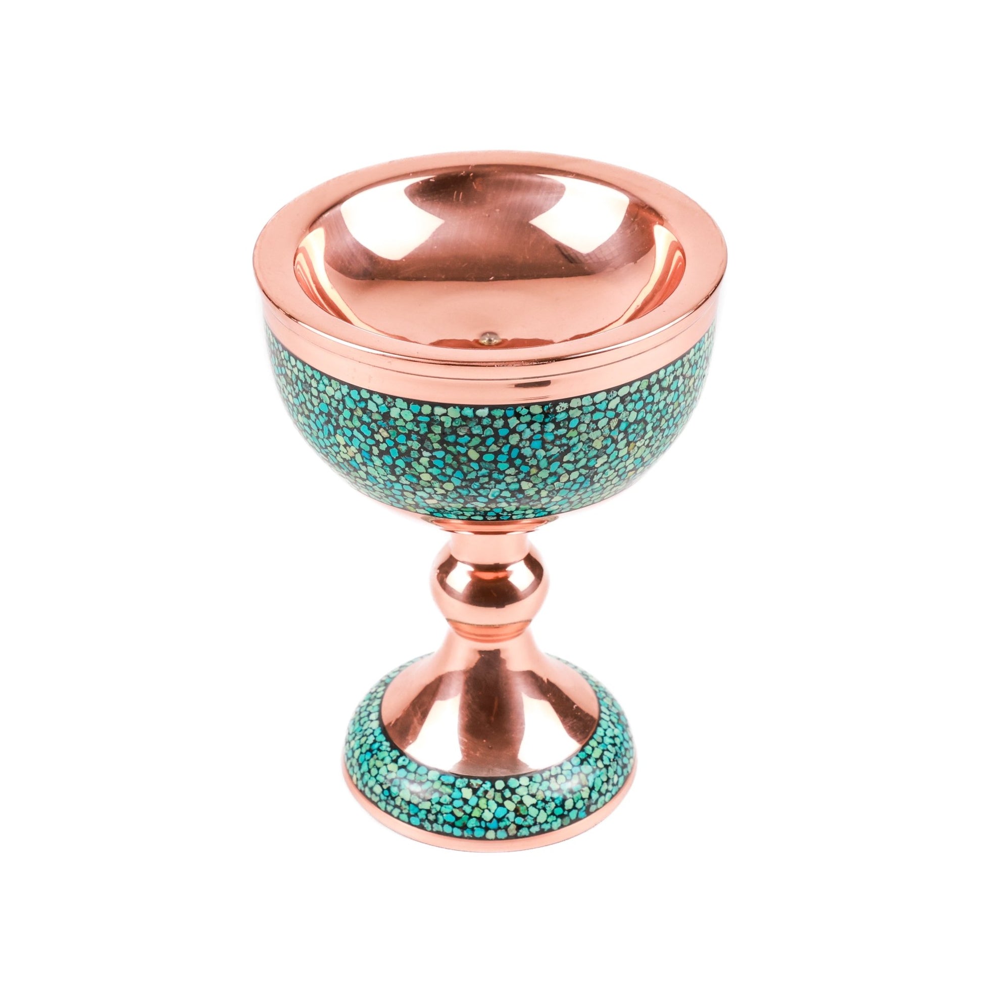 Sangab Bowl - Size 24 - Turquoise Inlay - Meraas Gallery