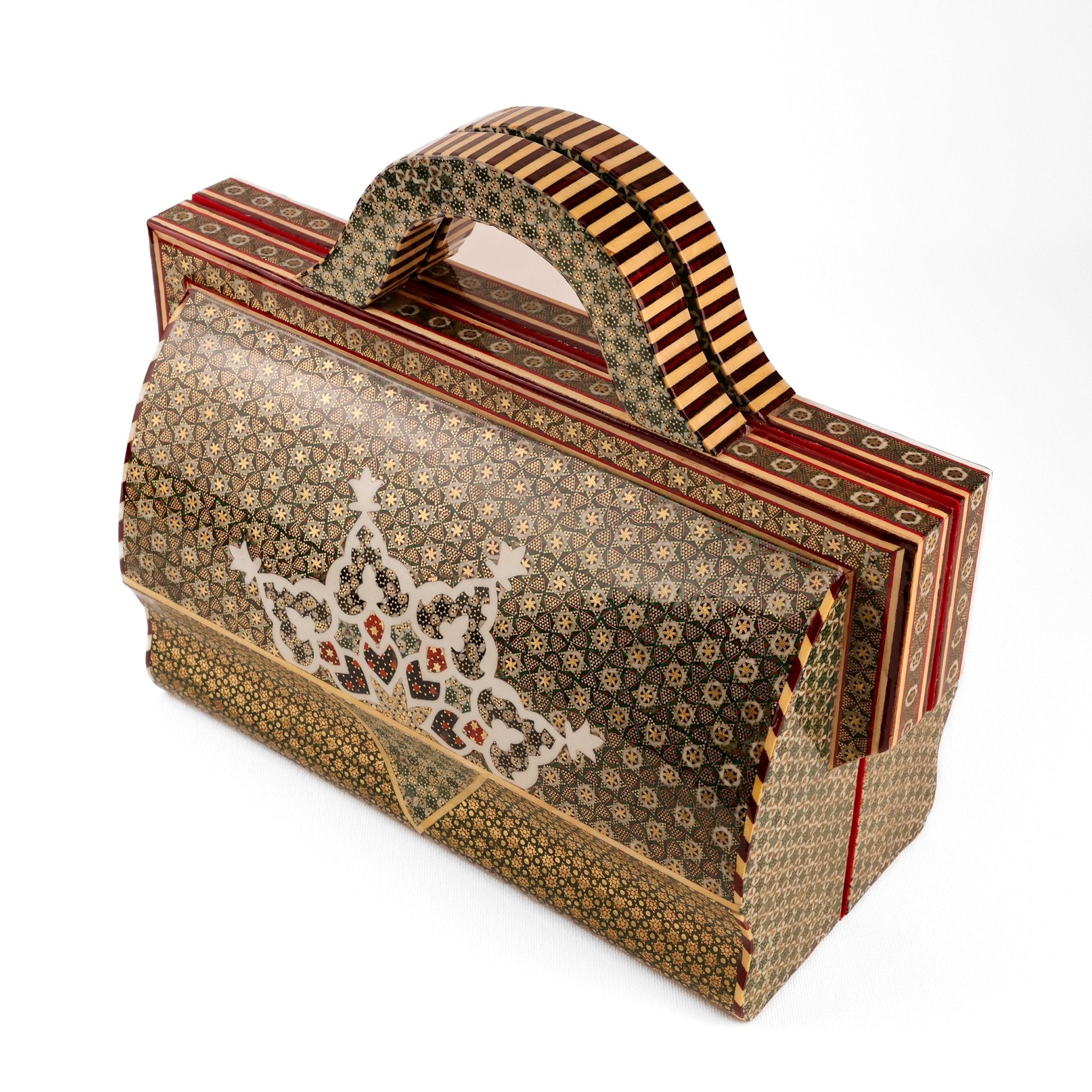 Marquetry Handbag - Khatam Work - Shirazi Style - Meraas Gallery