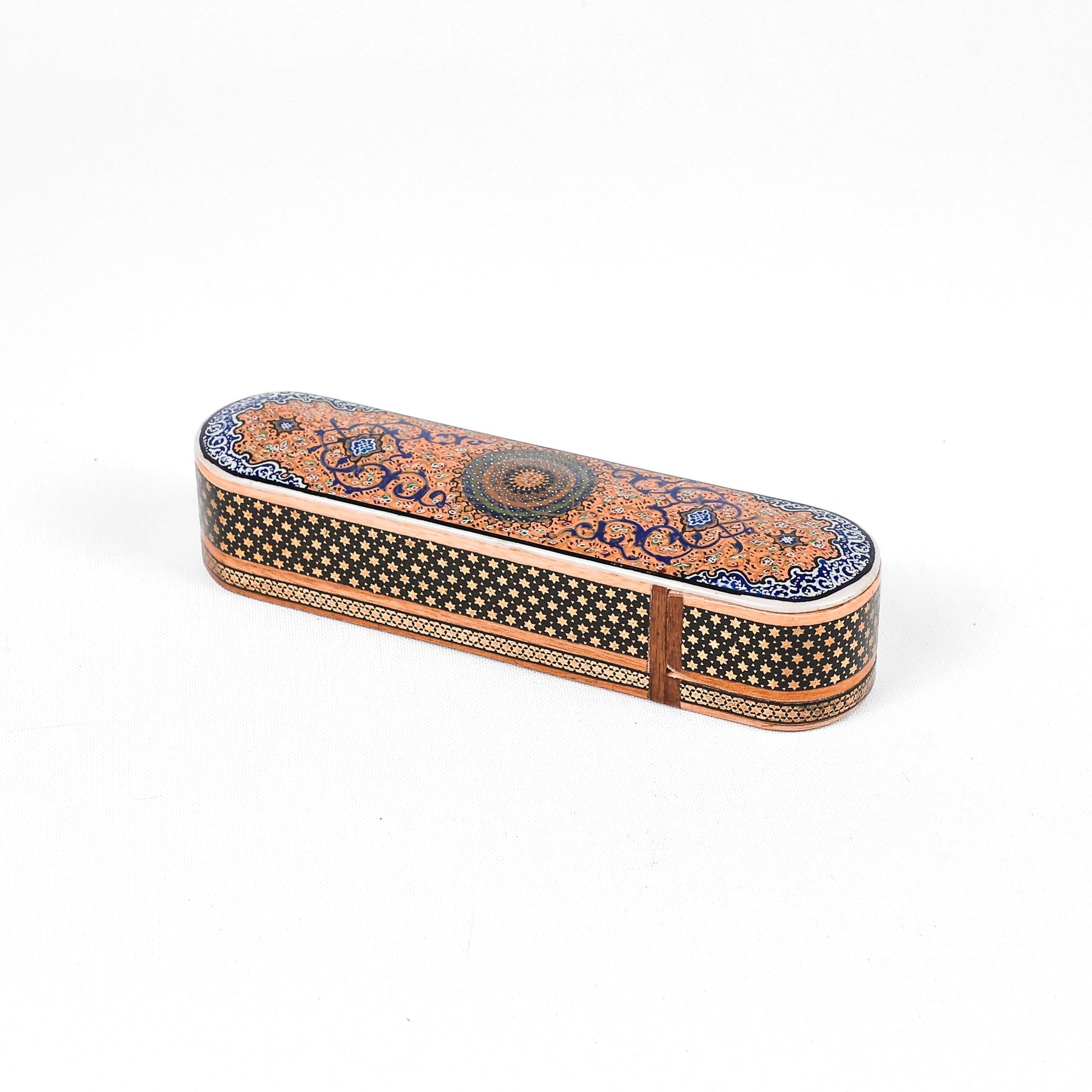 Sliding Pen Case - Tazhib Painting - Meraas Gallery