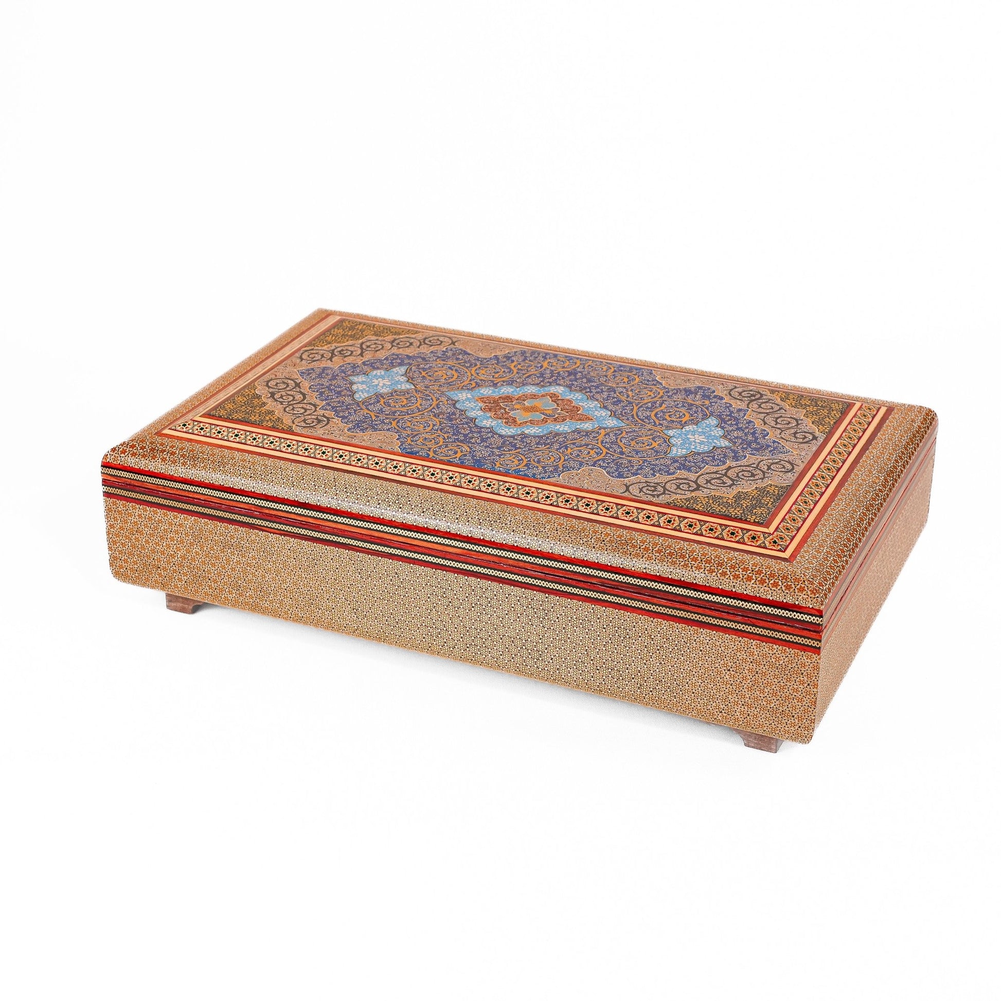 Quran Box – Size 30×10×5 – Round Top and Bottom – Inside Velvet - Meraas Gallery
