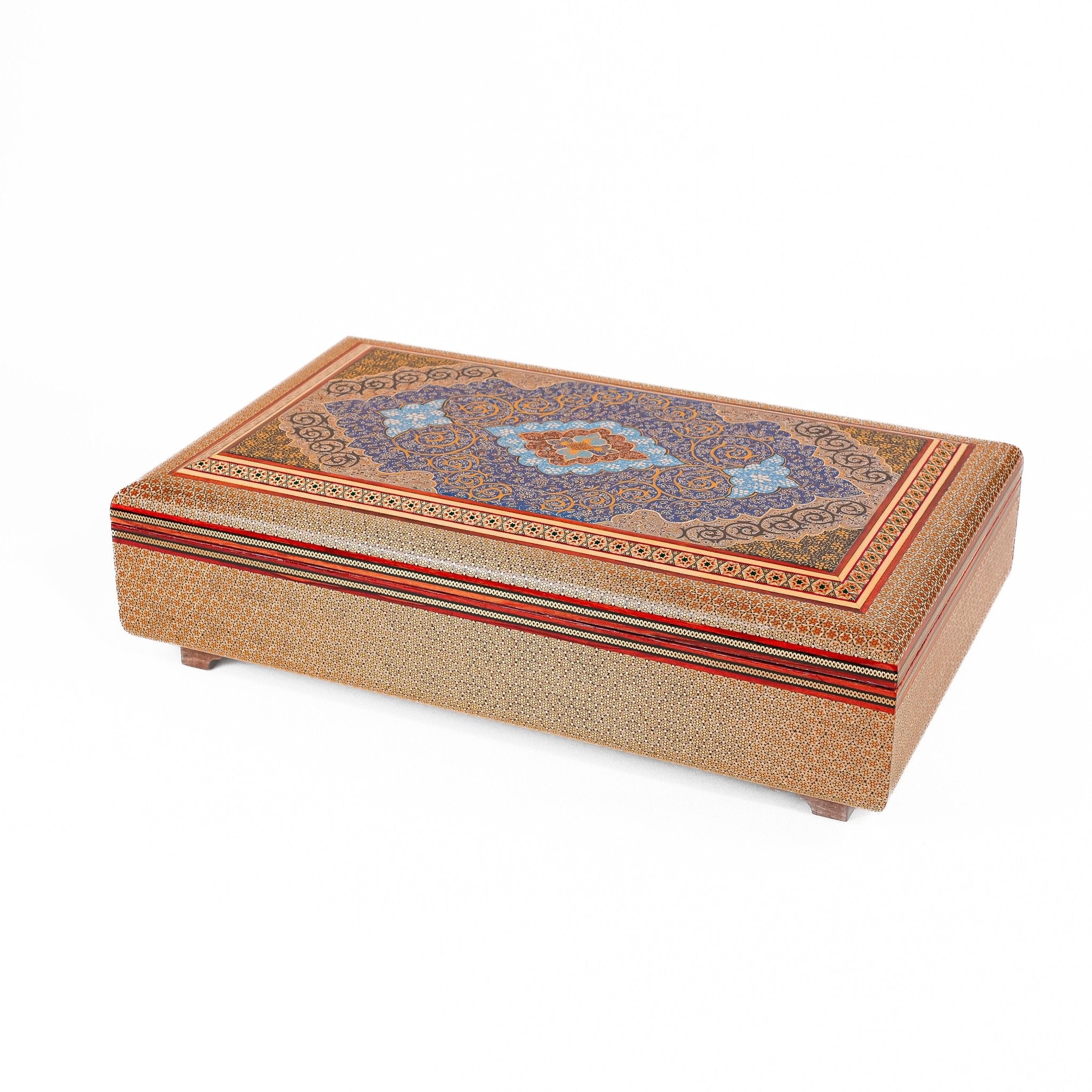 Quran Box – Size 30×10×5 – Round Top and Bottom – Inside Velvet - Meraas Gallery