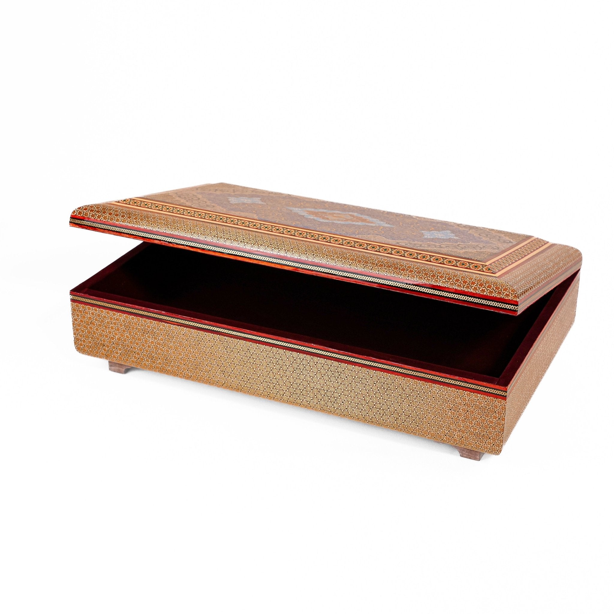 Quran Box – Size 30×10×5 – Round Top and Bottom – Inside Velvet - Meraas Gallery