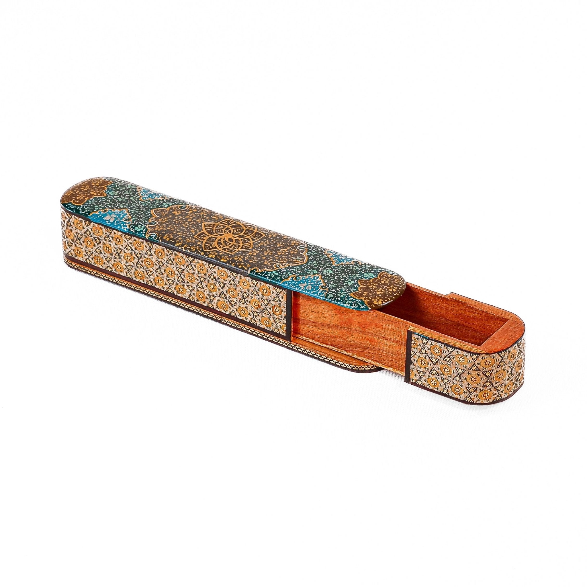 Sliding Pen Case – Miniature Portrait Painting – Medium Size - Meraas Gallery