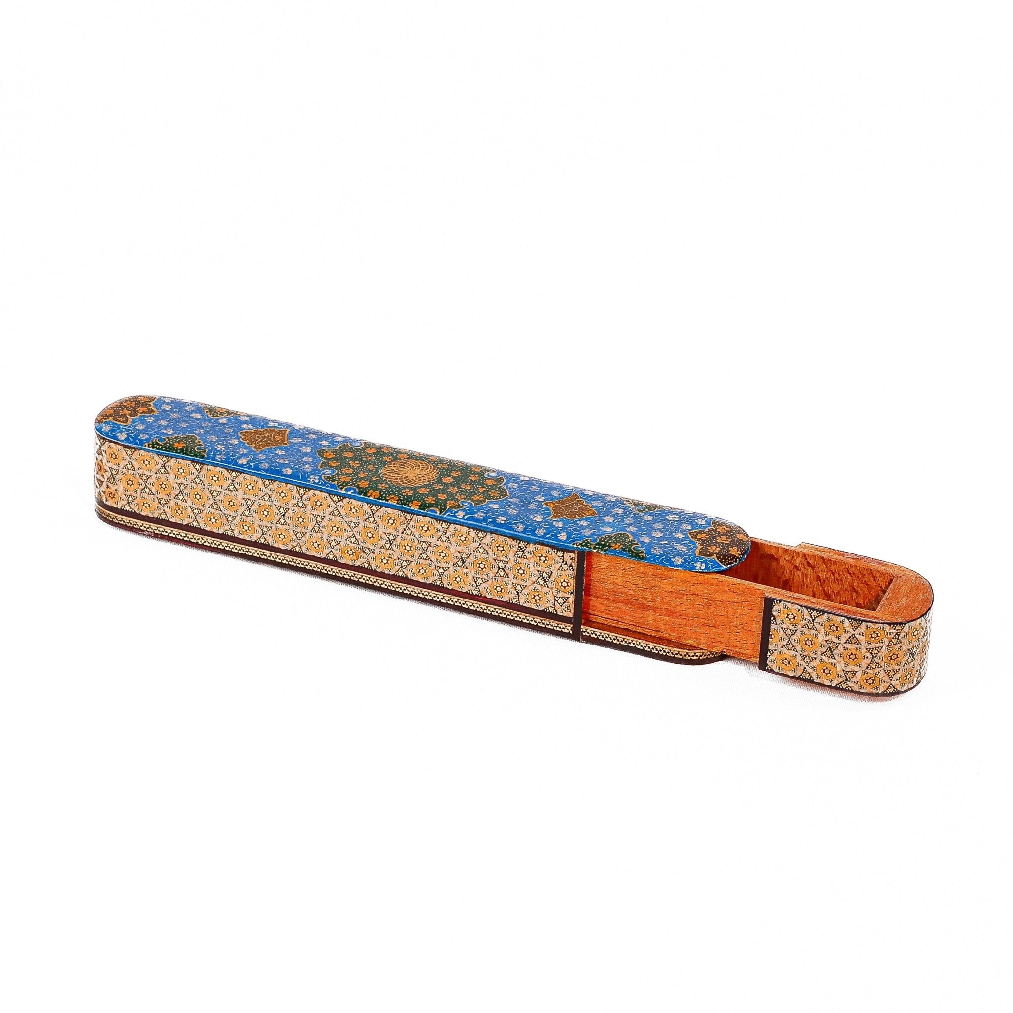 Pen Case – Size 30 – Tazhib Painting - Meraas Gallery