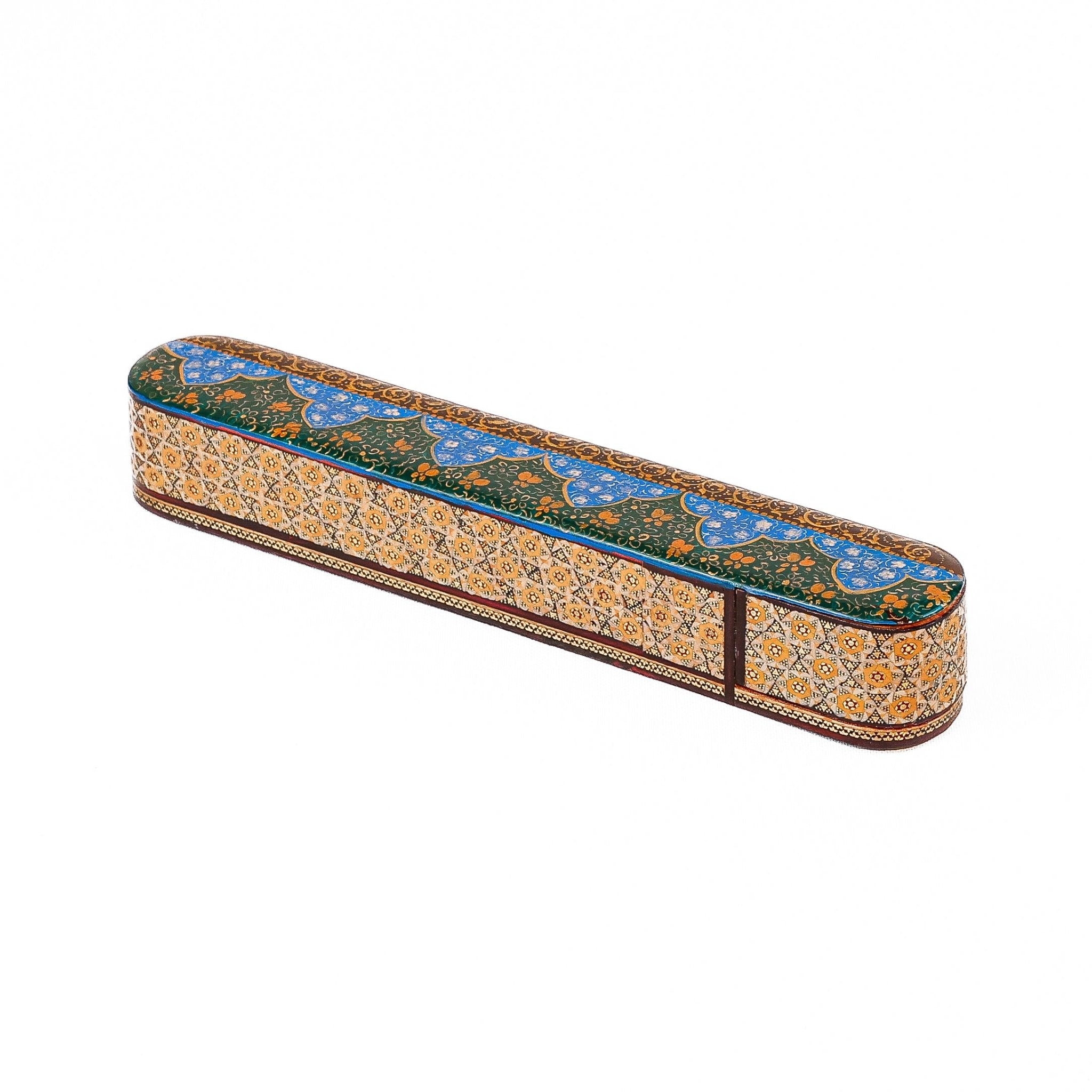 Pen Case – Size 30 – Tazhib Painting - 01 - Meraas Gallery