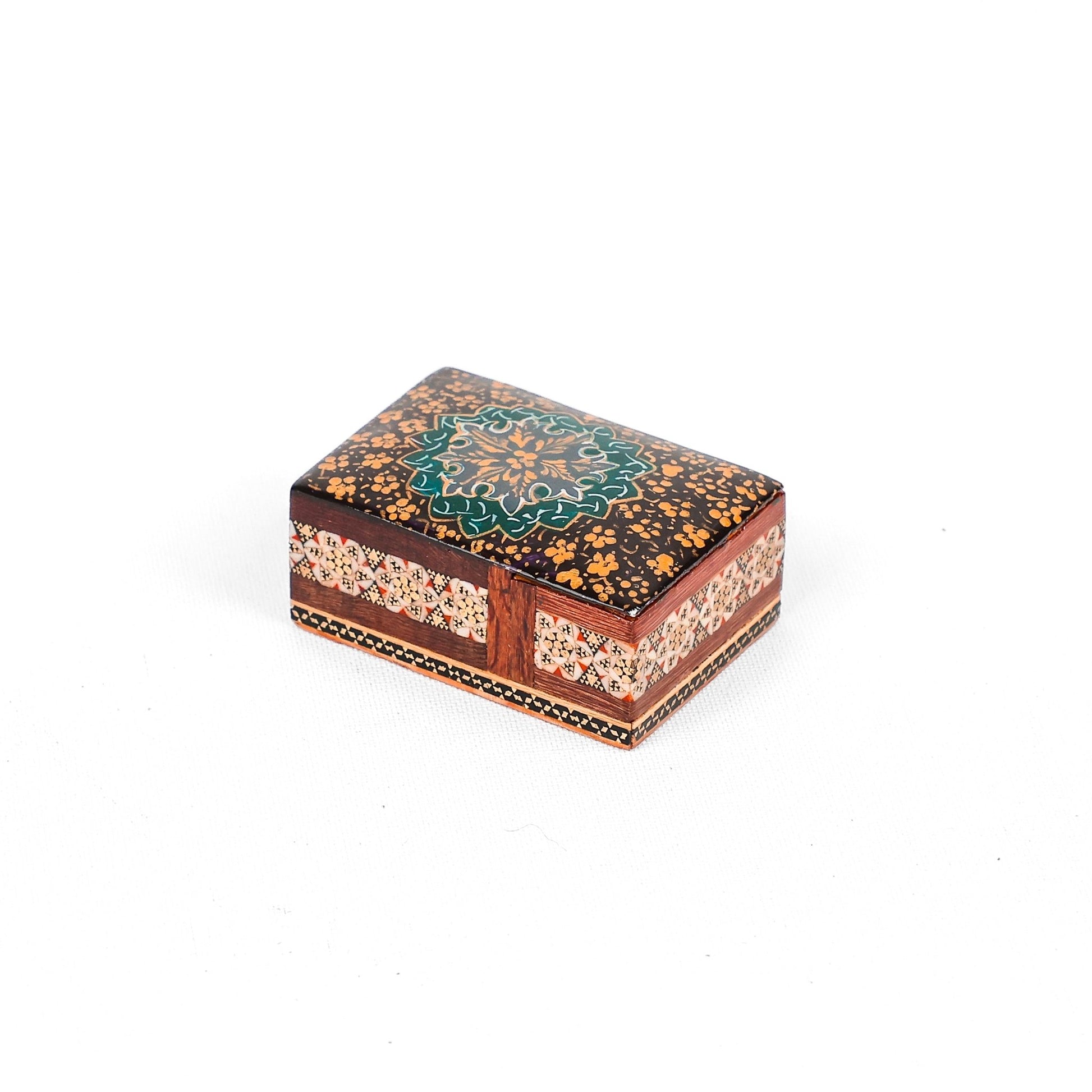 Sliding Coin Box – Round – Tazhib Design - Meraas Gallery