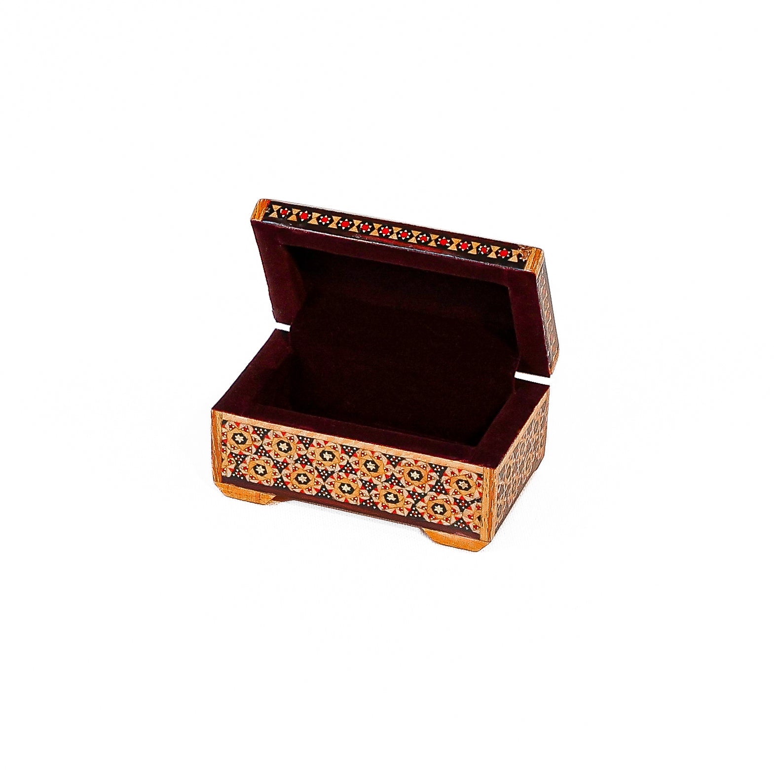 Coin Holder with Hinge – Inside Velvet – Eslimi Studded Design - 01 - Meraas Gallery