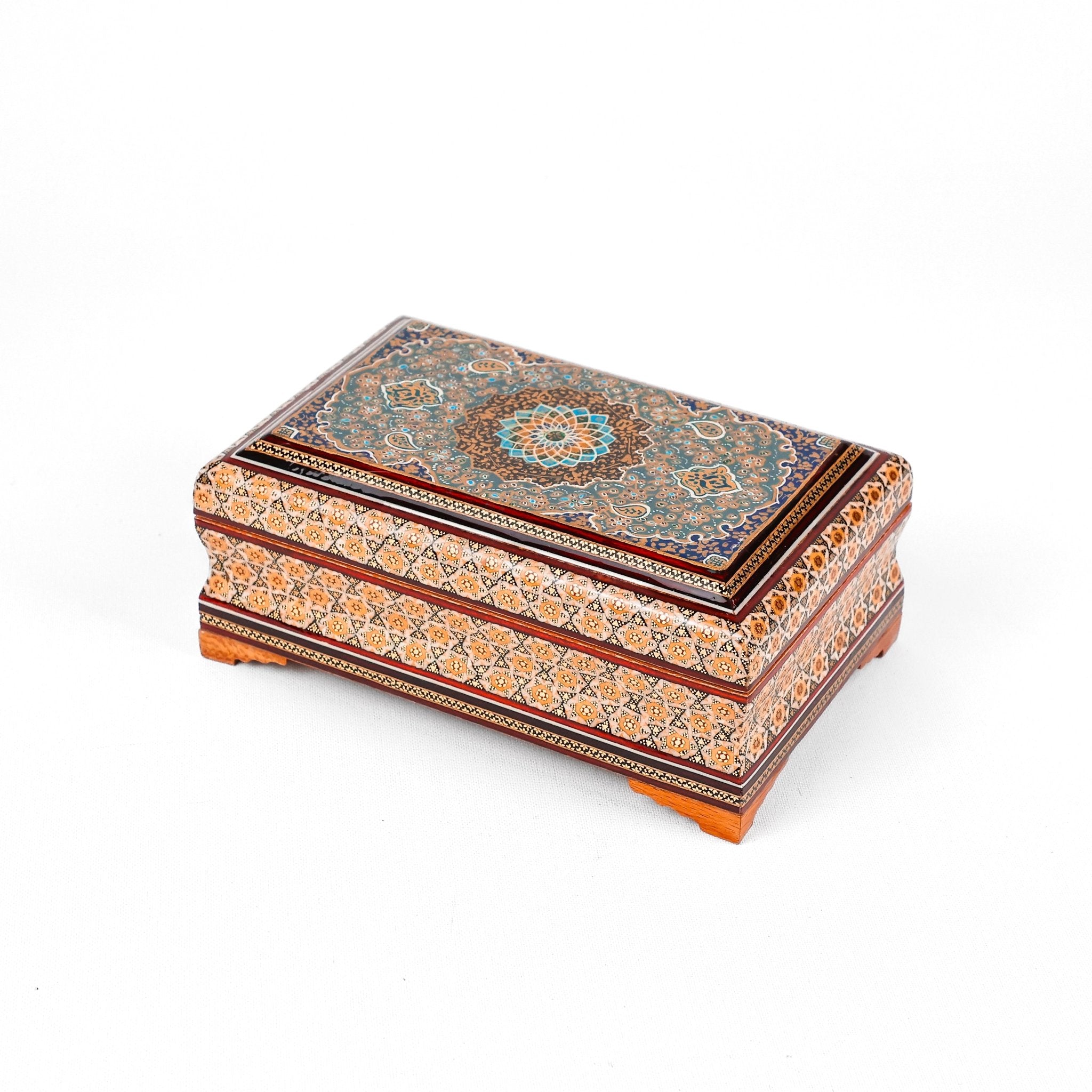 Side - Bowl Box – Inside Khatam – Eslimi Studded Design - Meraas Gallery