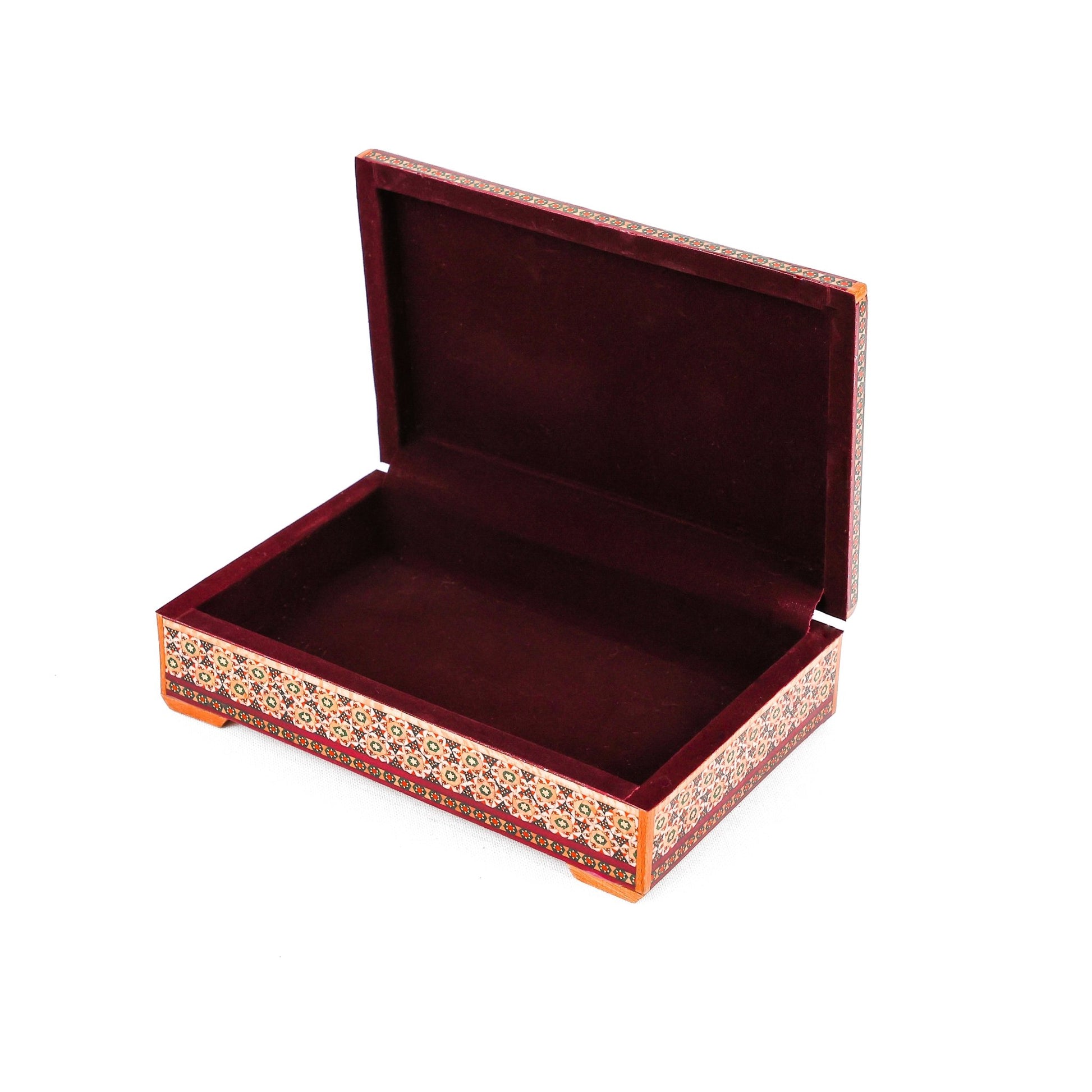 Jewelry Box – Size 14×22 – Tazhib Miniature Painting – Inside Velvet - Meraas Gallery