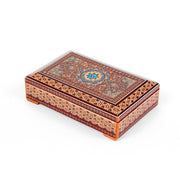 Jewelry Box – Size 14×22 – Tazhib Miniature Painting – Inside Velvet - Meraas Gallery