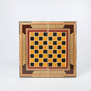 Backgammon & Chess Board – Size 40 – Column Frame – Full Khatam Design - 02 - Meraas Gallery