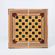 Backgammon & Chess Board – Size 40 – Column Frame – Full Khatam Design - 08 - Meraas Gallery