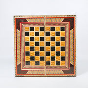 Backgammon & Chess Board – Size 40 – Column Frame – Full Khatam Design - 09 - Meraas Gallery