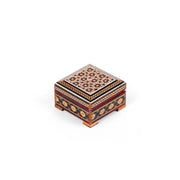Coin Box – Size 7×7 – Studded – Inside Velvet – Outer Khatam - Meraas Gallery