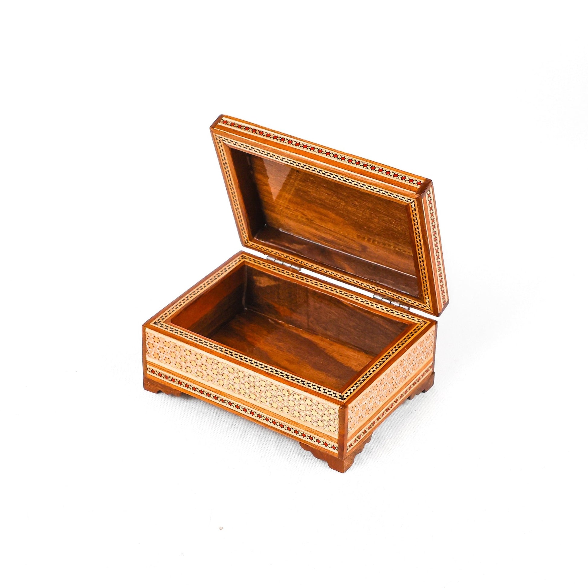 Flat - Side Box – Premium Glass – Inside Beechwood – Outer Tazhib - Size 2 - Meraas Gallery