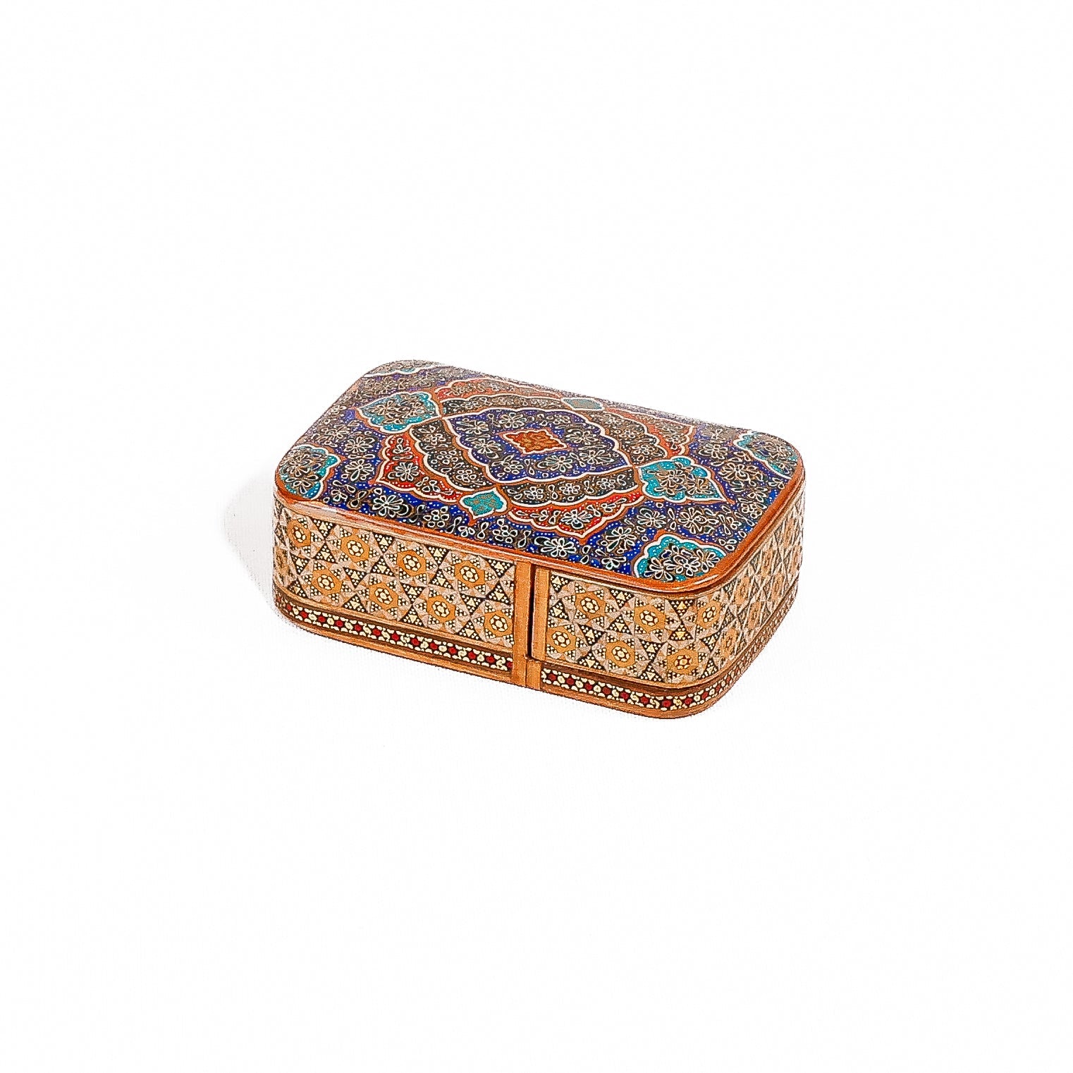 Sliding Card Holder – Premium Tazhib Painting - 01 - Meraas Gallery