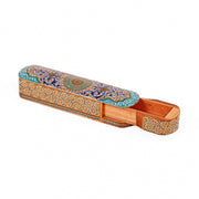 Sliding Pen Case – Inside Khatam with Miniature Painting - Meraas Gallery