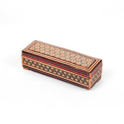 Wooden Pen Case with Hinge – Regular Khatam - Meraas Gallery