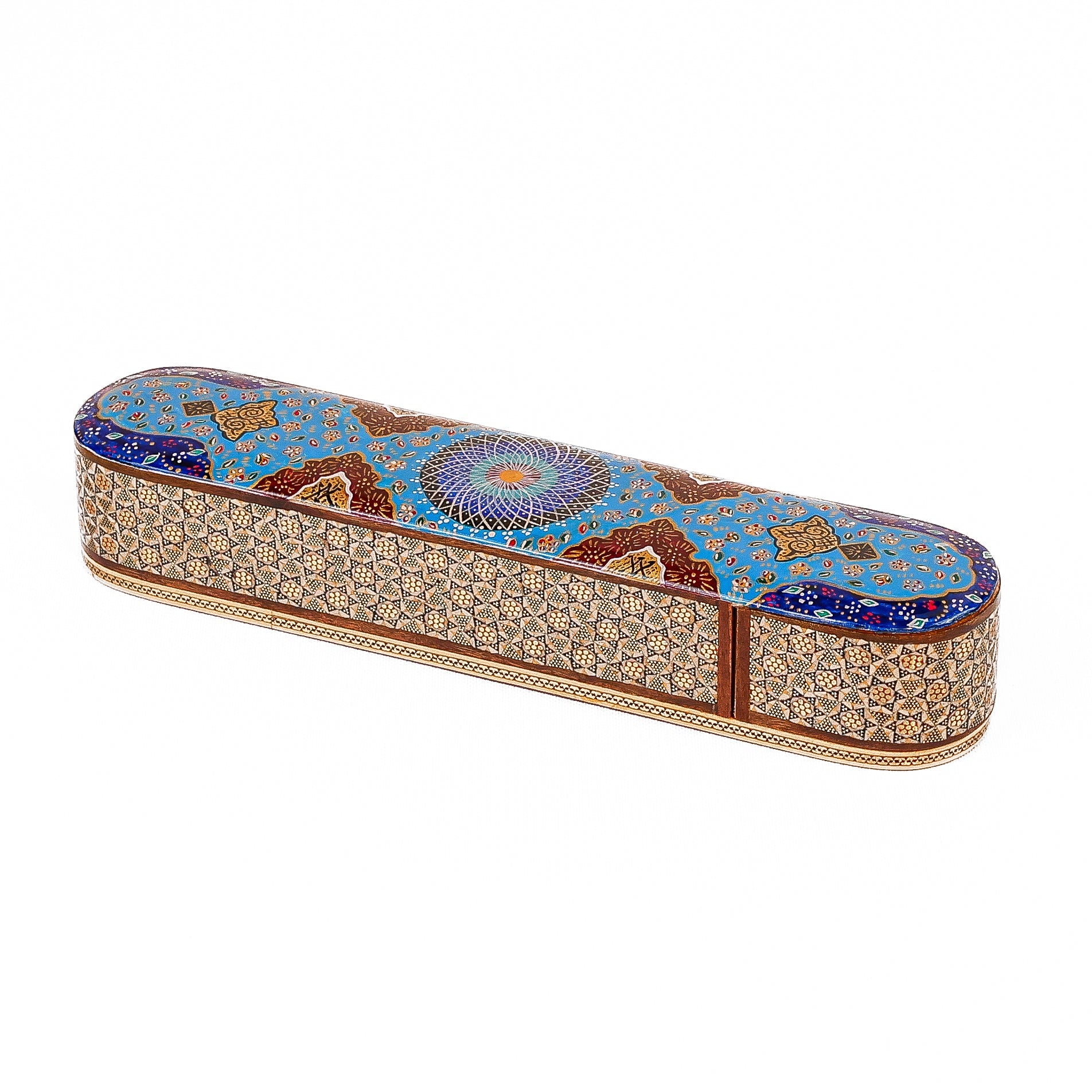 Sliding Pen Case – Size 30 – Khatam Design - 03 - Meraas Gallery