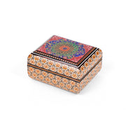 Jewelry Box – Size 10×12 – Round Top and Bottom – Parvaroo Design – Inside Khatam - Meraas Gallery