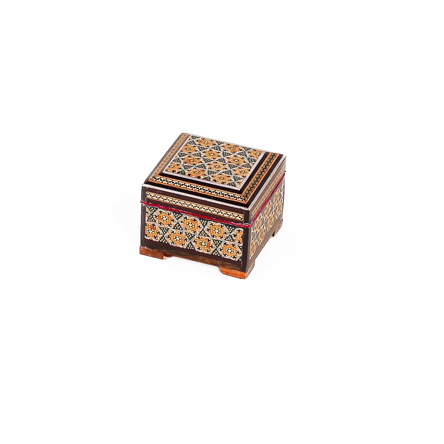 Box – Size 6×6 – Premium Studded Khatam – Inside Velvet - Meraas Gallery