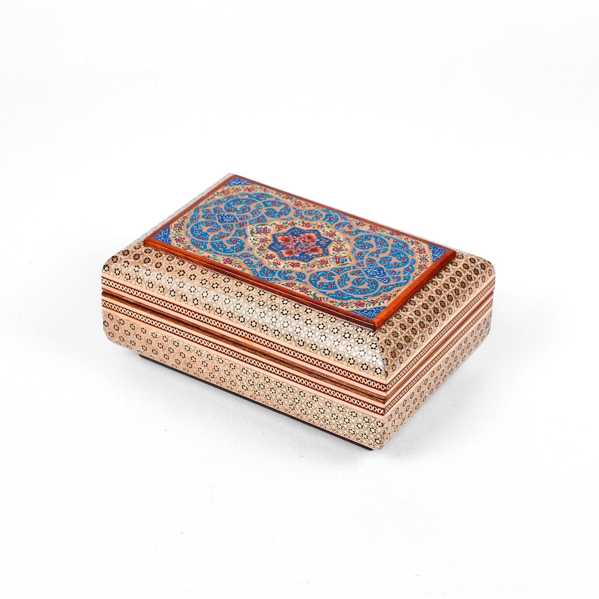 Premium Fully - Glass Rosary Box – Large – Tazhib Design - Meraas Gallery