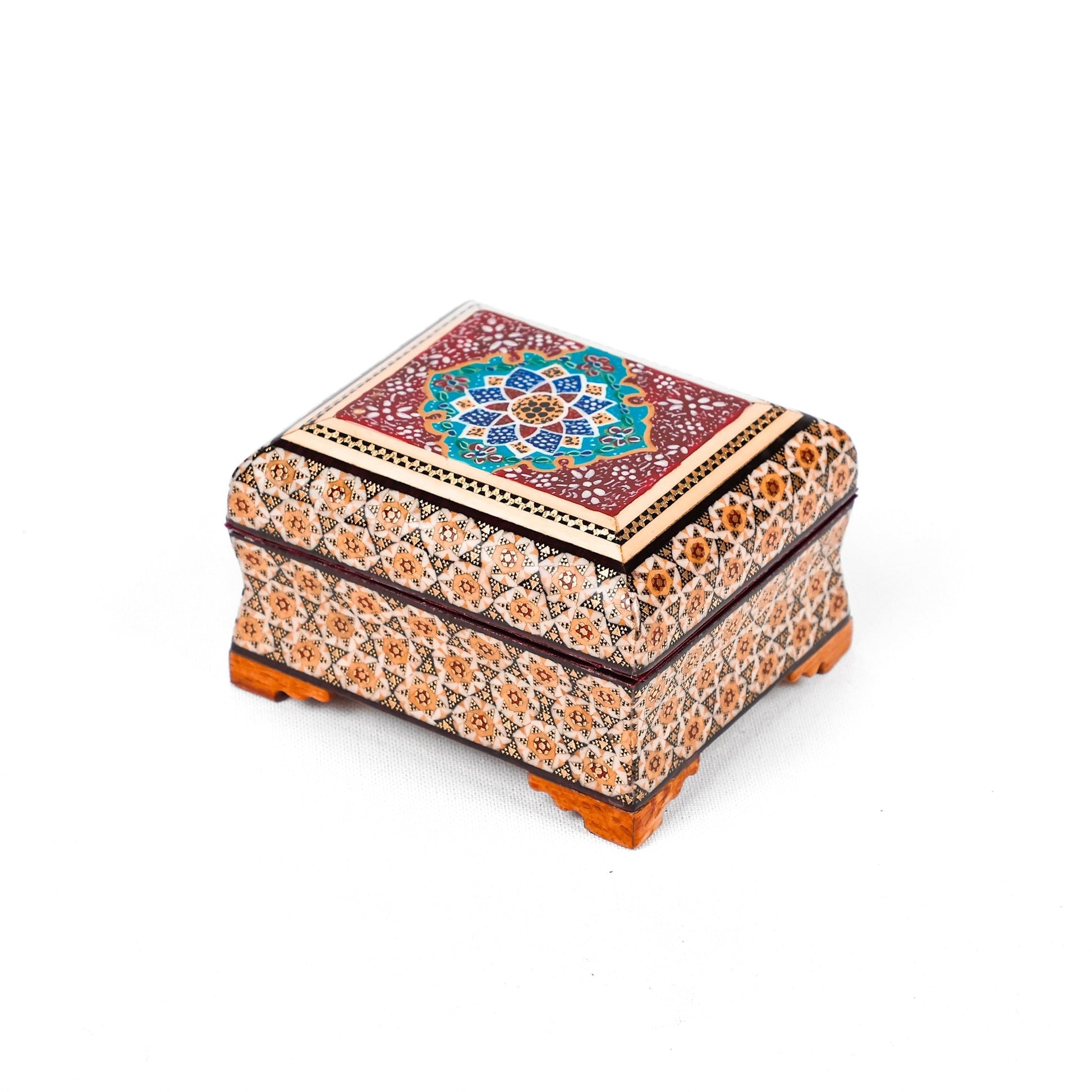 Side - Bowl Box – Inside Khatam Design - Size 1 - Meraas Gallery