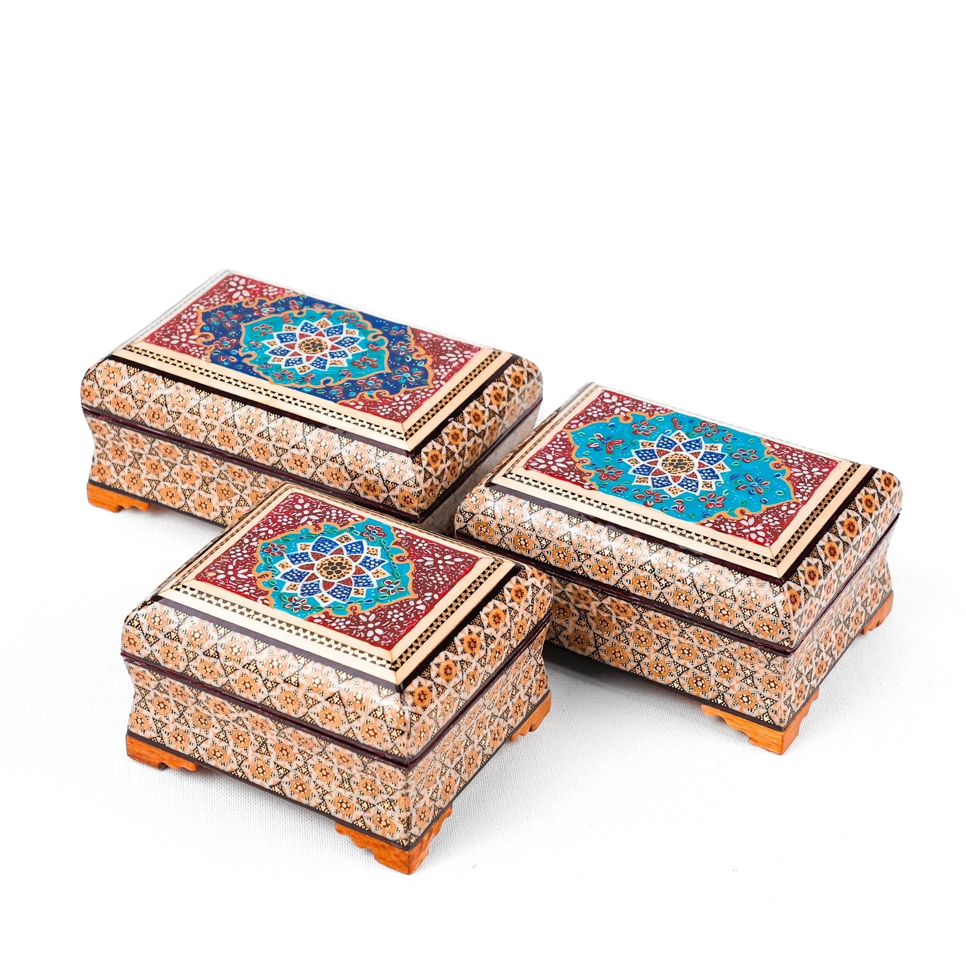 Side - Bowl Box – Inside Khatam Design - Size 1 - Meraas Gallery