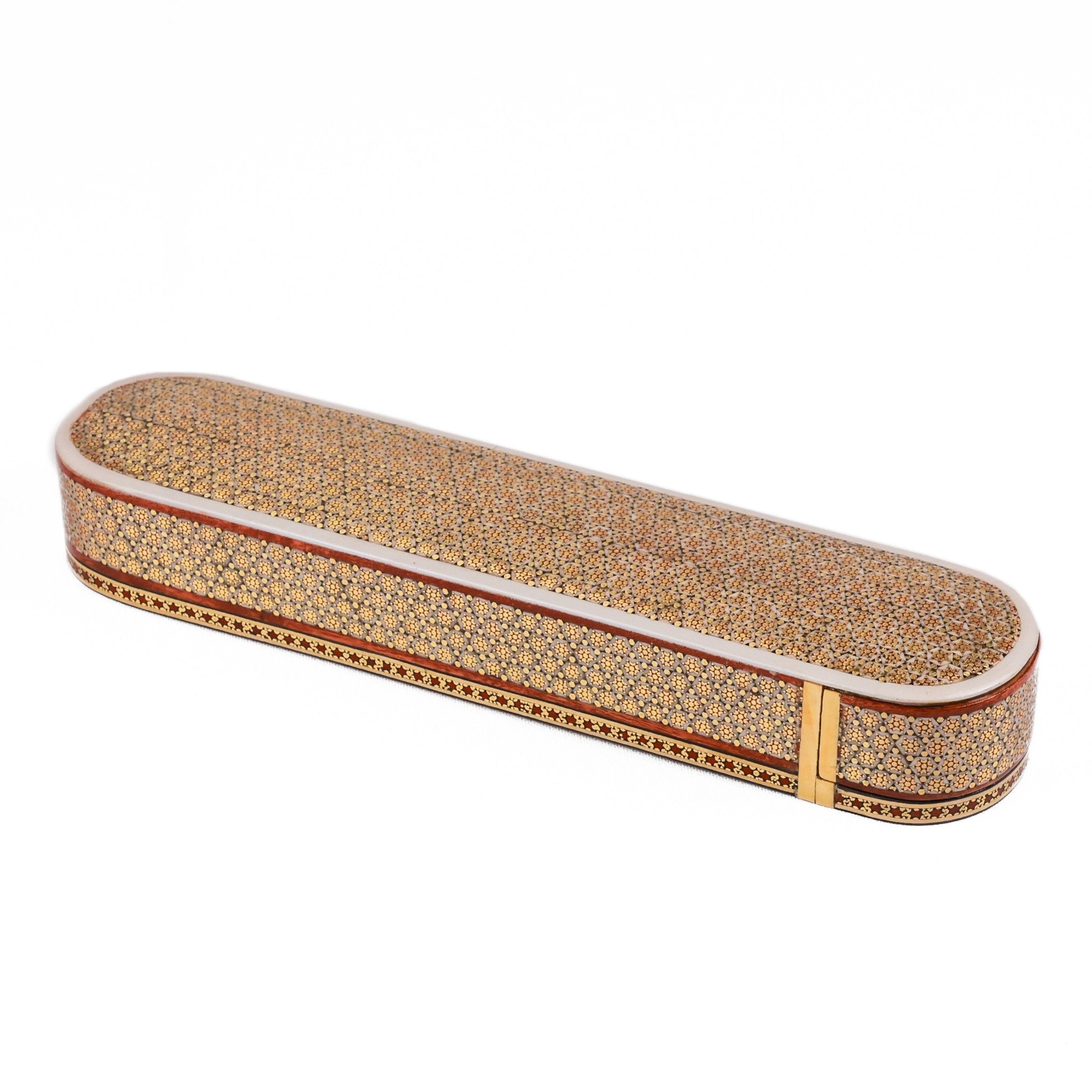 Sliding Pen Case – Size 30 – Khatam Design - 01 - Meraas Gallery
