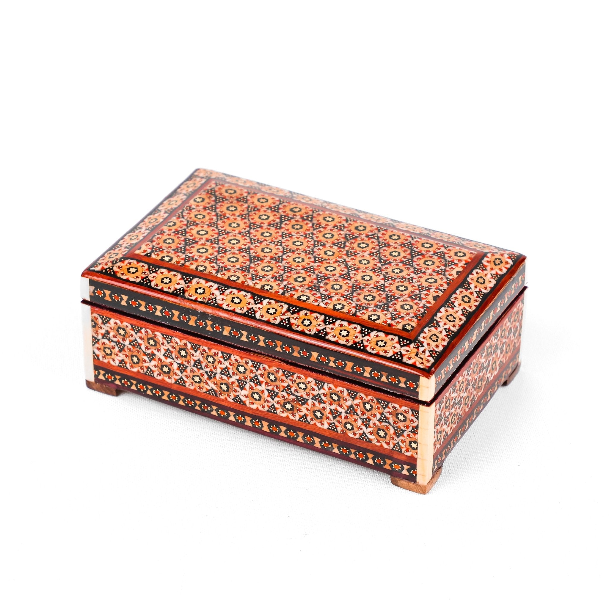 Jewelry Box – Size 10×16 – Tazhib Painting – Inside Velvet - Meraas Gallery